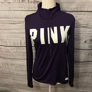 Pink Victoria secret women’s purple ultimate sweater size small